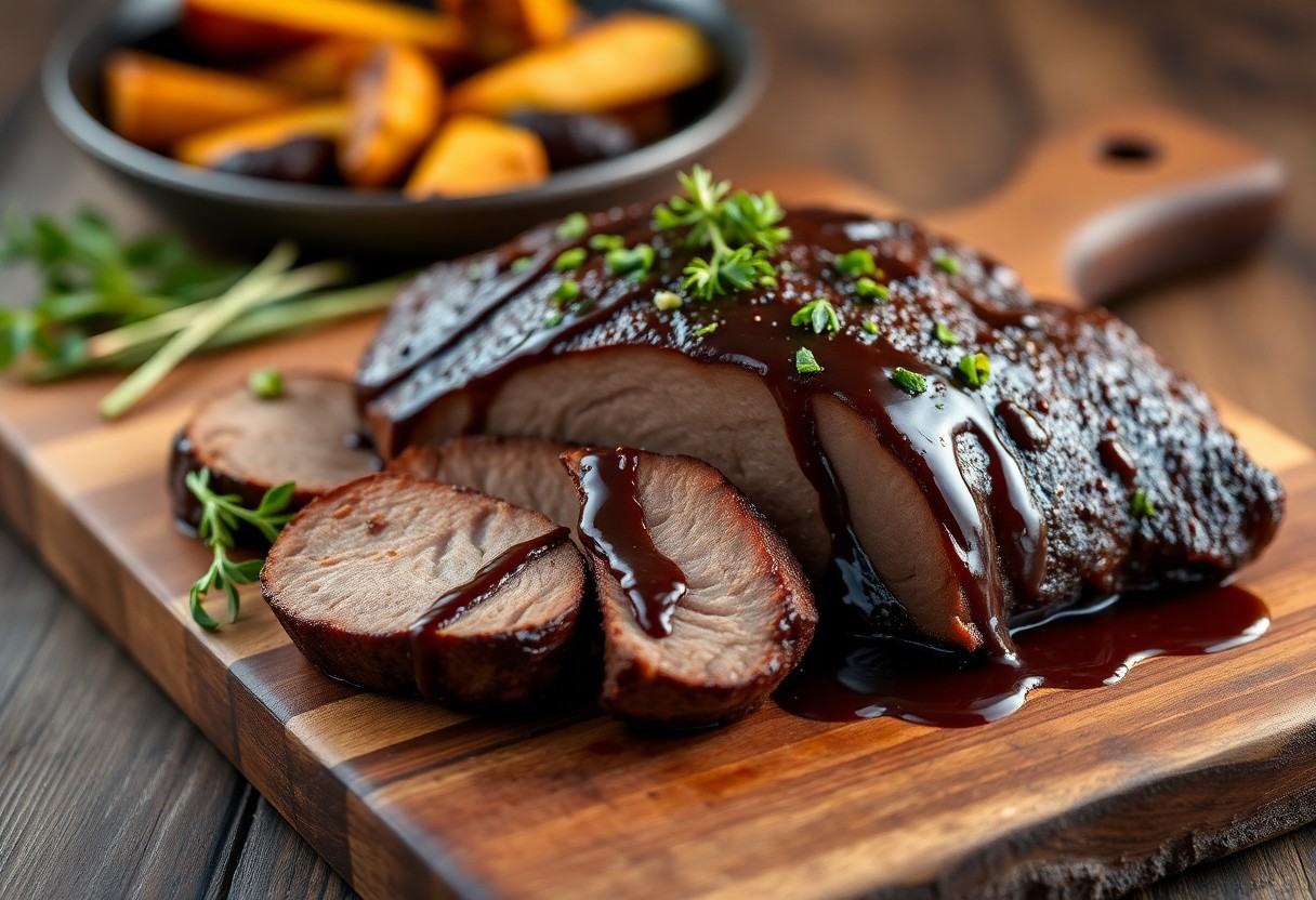 Chocolate-Glazed Pork Tenderloin – A Unique Twist