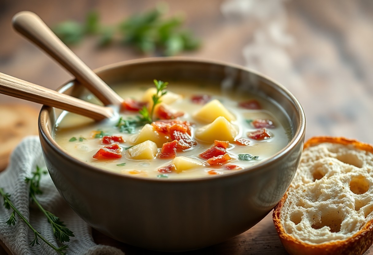 Herbed Bacon and Potato Soup – A Cozy Bowl of Goodness