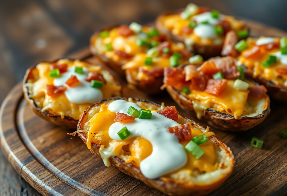 Loaded Bacon Ranch Potato Skins