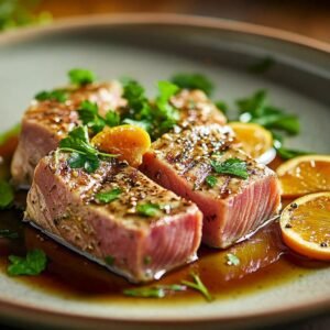 Grilled Marinated Tuna Steaks