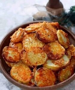 Crispy Parmesan Potatoes