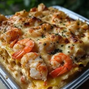Creamy Shrimp Alfredo Lasagna