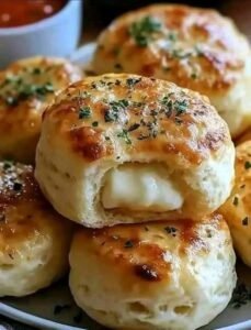 Pillsbury Biscuit Garlic Butter Cheese Bombs