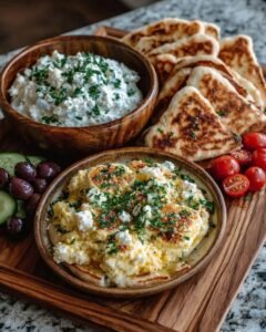 Warm Pita with Whipped Feta Board