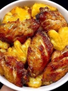 Pineapple Fried Chicken Wings
