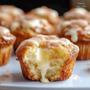 Gooey Cinnamon Cream Cheese Muffins