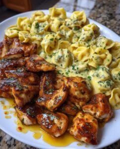 Velveeta Garlic Parmesan Chicken Tortellini in Cajun Cheese Sauce