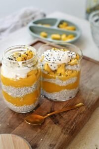 Mango Coconut Chia Seed Pudding
