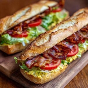 British Pub-Style BLT Baguette