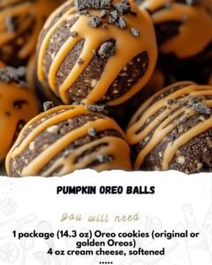 Pumpkin Oreo Balls