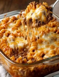 Cheesy Hamburger Casserole