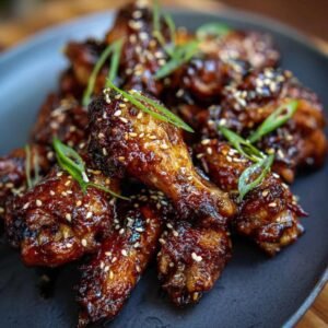 Sticky Soy Garlic Chicken Wings