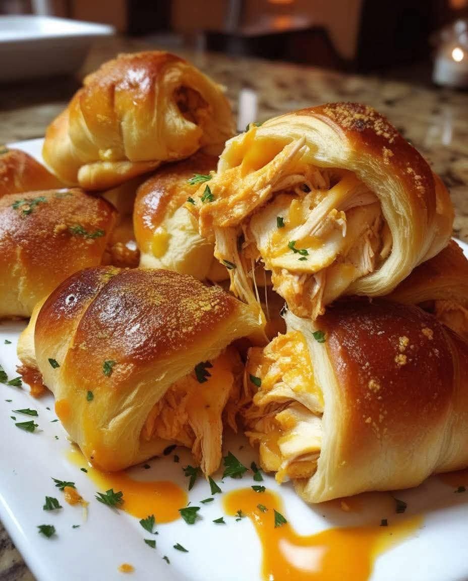 Chicken Stuffed Crescent Rolls – Easy Cheesy Appetizer in 30 Minutes