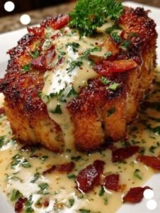 Country Fried Pork Chops with Bacon Gravy