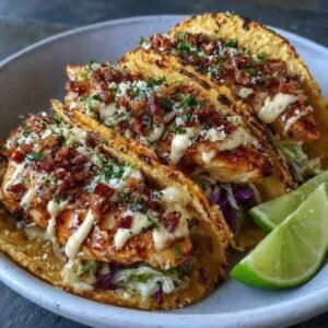 Coconut Lime Chicken Tacos