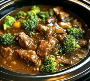 Slow Cooker Beef and Broccoli