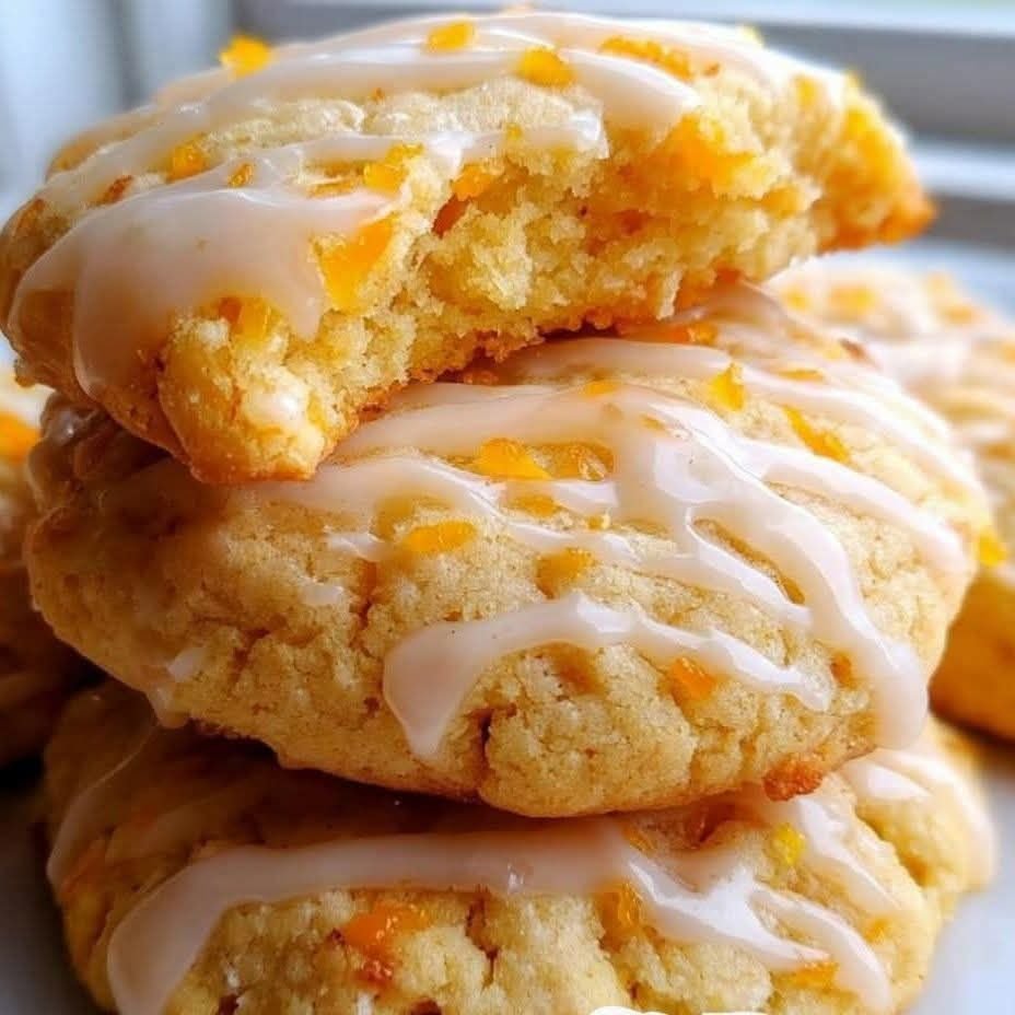 Irresistible Creamsicle Orange Cookies with Sweet Citrus Glaze