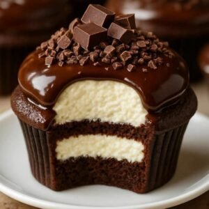 Chocolate Cheesecake Cupcakes