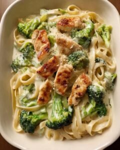 Chicken Broccoli Alfredo Bake