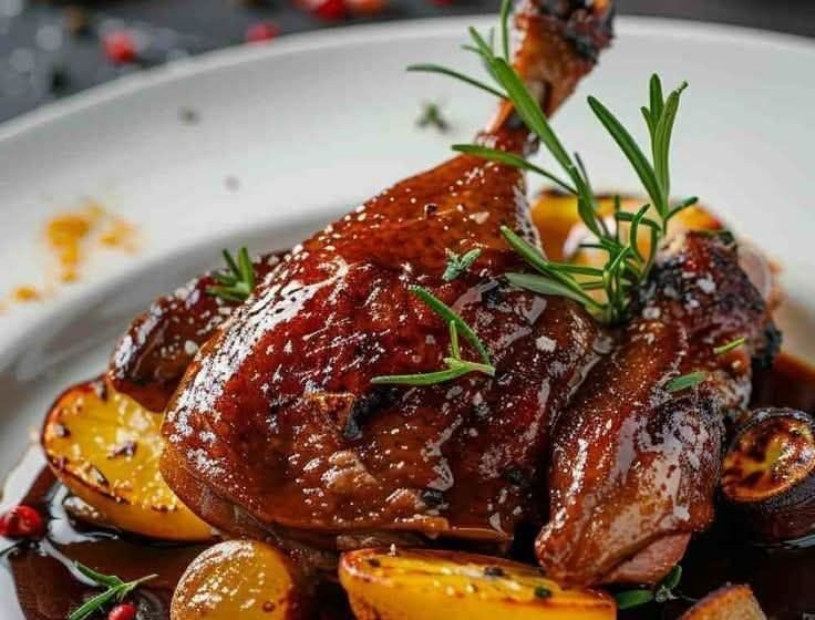 Crispy Roast Duck with Orange Sauce (Festive & Flavor-Packed)