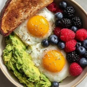 Nourishing Avocado Egg Breakfast Plate