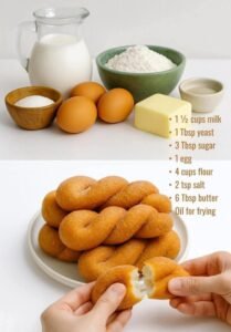 Cinnamon Twisted Donuts