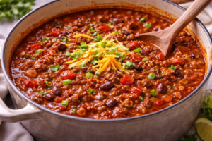 Homemade Thick Chili